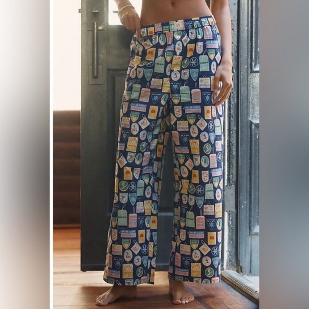 NWT Size S - Anthro 100% Cotton The Wren Boxer Pants w Pockets (NWT US$ 68)